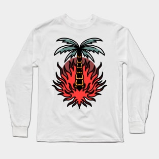 hot summer tattoo Long Sleeve T-Shirt